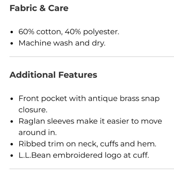 Men’s L.L. Bean Blue 'Lakewashed' Striped Cotton Crewneck Pullover Size Medium - Picture 11 of 11